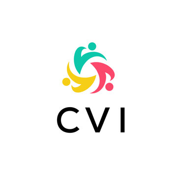 Letter CVI creative logo design vector