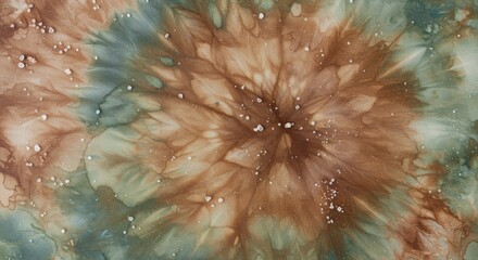 Earthy Ice Dye Watercolor Background