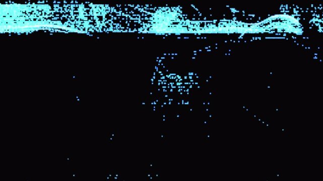 Neon Hollo matrix Overlay &ndash; Luma Key Digital Glitch FX