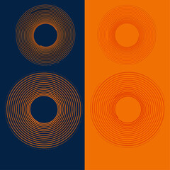 Abstract Circular Pattern Background - Modern Graphic Design