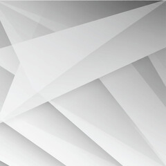 Abstract Geometric Gray and White Background Vector