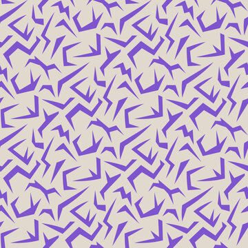 Abstract shapes seamless pattern vector illustration
