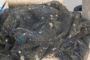 Fishing net in bulk