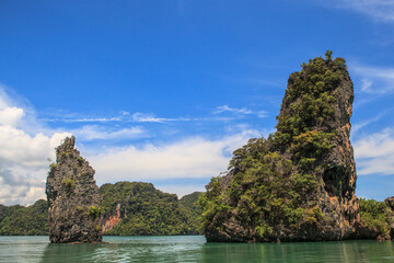 Landscapes of Phang Nga National Park in Thailand