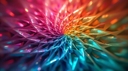 abstract backgrounds in 16:9 ratio—from soft origami lines to raw brutalist textures and vibrant kaleidoscopic grids. Ideal for commercial use.