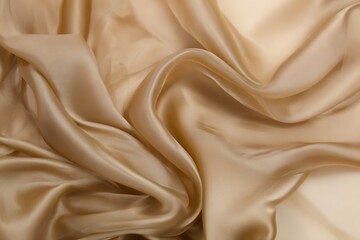 Obraz premium Close-up of luxurious, flowing silk fabric.