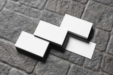 Clean Realistic Business Card Mockup for showcasing your design to clients