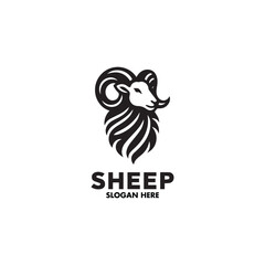 sheep logo vector