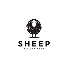 sheep logo vector