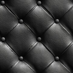 seamless texture discover detailed of retro chesterfield style furniture showcasing checkered gray leather surface with diamond pattern and prominent decorative buttons, ideal for backgrounds