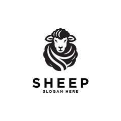 sheep logo vector