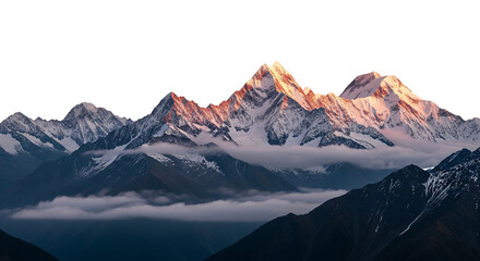 snow-dusted summits