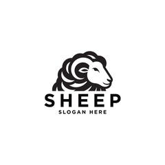 sheep logo vector