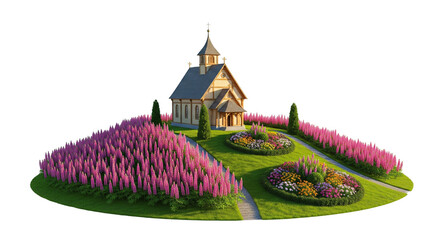 church in the garden