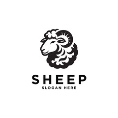 sheep logo vector