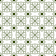 seamless pattern with green leaves