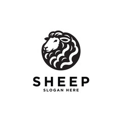 sheep logo vector