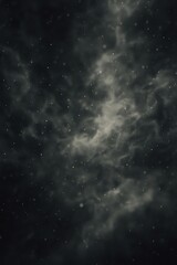 Naklejka premium Dark space nebula starry sky