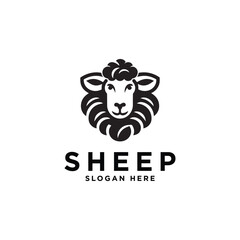 sheep logo vector