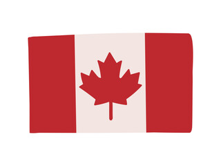 カナダの国旗イラスト素材
