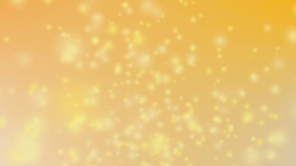 Looped dreamy gold lights background animation.