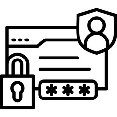 User Privacy line icon