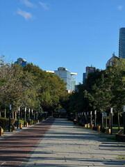 street in the istanbul technical university