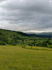 Panoramic view of Şavşat Artvin in Turkey