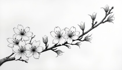 branch of cherry blossom