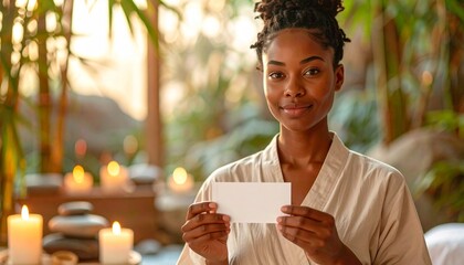 Relaxing Spa Day Gift Certificate or Invitation