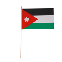 Jordan flag on transparent background