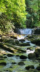 Fototapeta premium cascade 2 parties