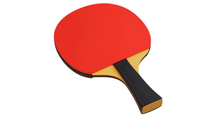 table tennis racket isolated on transparent background