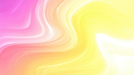 abstract flowing pastel pink and yellow gradient background with waves