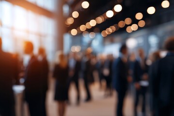 Blurred Background of Corporate Event