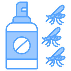 Insecticide Blue Icon