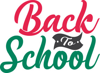 Back to School Typography Calligraphy