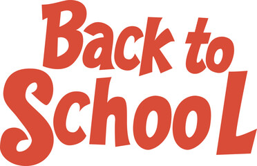 Back to School Typography Calligraphy