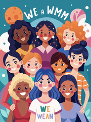 Diverse Women Celebrating Sisterhood