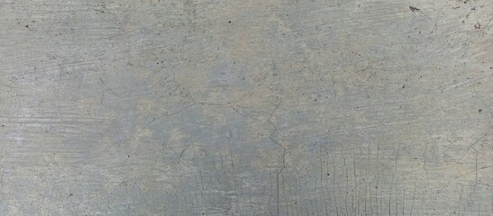 Weathered Gray Concrete Surface with Cracks Texture