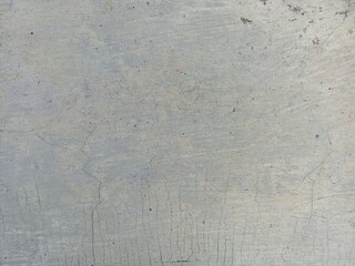 Weathered Gray Concrete Surface with Cracks Texture