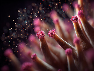 Close-up of vibrant plant details in nature.