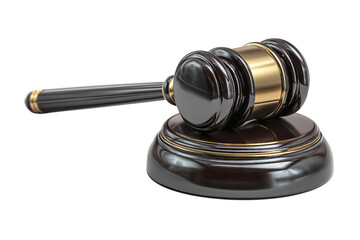 Detailed gavel isolated on PNG background symbolizing law and justice, gavel, judge, court, law, legal, justice, wooden, auction, hammer, symbol, authority, wood, crime, judgment, courtroom, judicia