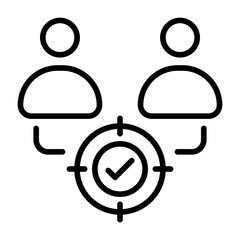 Audience Outline Style Icon