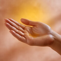 Relaxing hand massage with organic oil spa location closeup image calm environment soothing concept