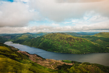 Fototapeta premium Scotland from above