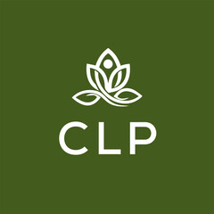 CLP Letter Initial Logo Design Template Vector Illustration