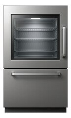 Fototapeta premium Dual-zone built-in freezer with separate compartments for different temperature settings, great for gourmet cooking enthusiasts.