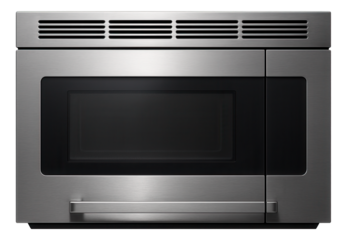 Built-in microwave with a ventilation system, ideal for a commercial break room.