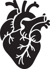 human with heart silhouette